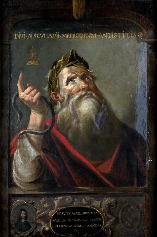 Suite de 17 tableaux de médecins et chirurgiens