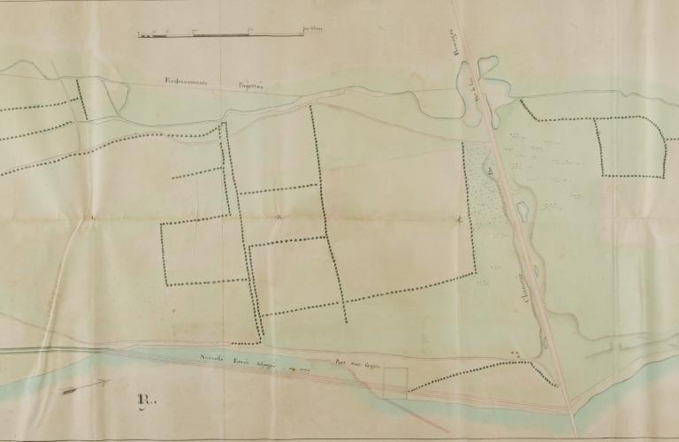 Les aménagements portuaires de la Loire : commune de La Chapelle-Montlinard (Cher)