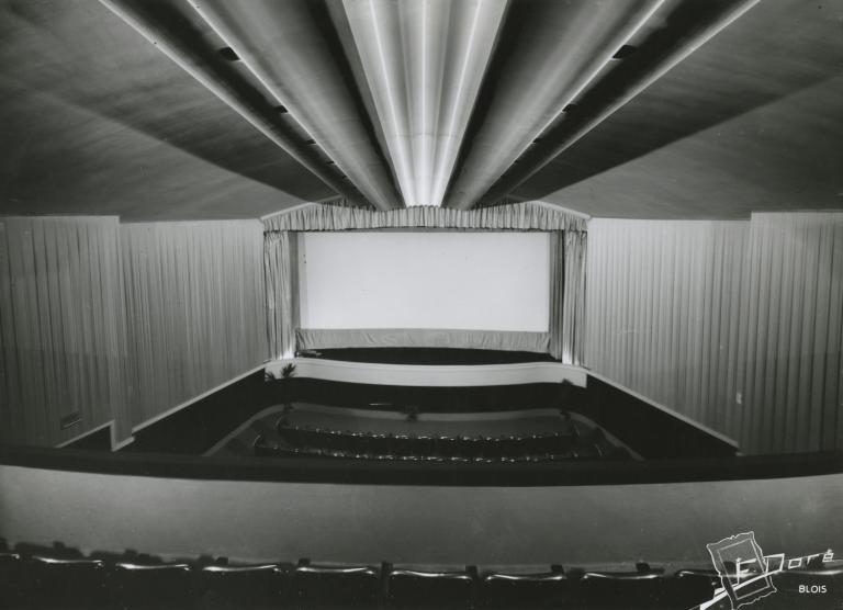 Salle de projection du cinéma Palace, sans date. (Collection particulière).