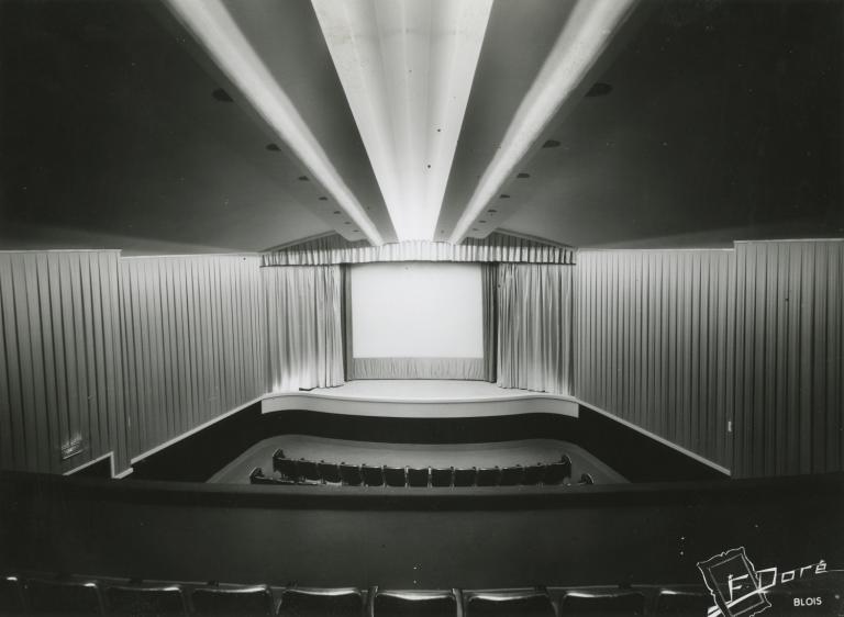 Salle de projection, cinéma Palace, sans date. (Collection particulière).