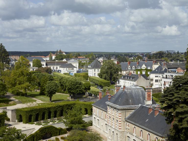 L'îlot U vu depuis le toit du Château.