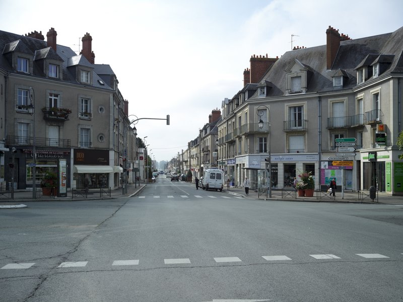 La tête de pont rive gauche et l'axe de l'avenue du Président-Wilson.