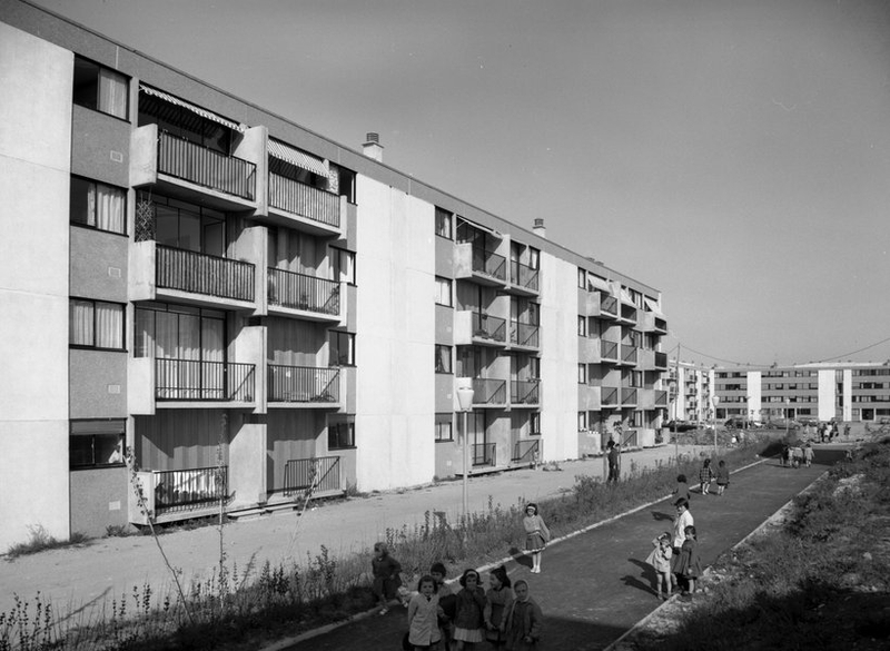 ZUP de Blois, barre, 1965. (Ministère de l'écologie, de l'énergie, du développement durable et de l'aménagement du territoire, 42545-2).