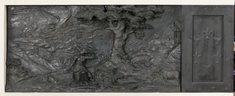 Vue d'ensemble du relief : Les voix de Jeanne d'Arc.