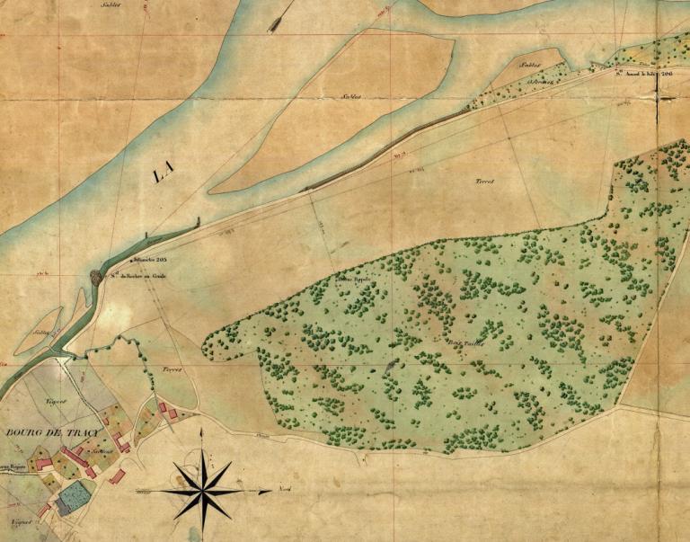 Les aménagements portuaires de la Loire : commune de Tracy-sur-Loire (Nièvre)