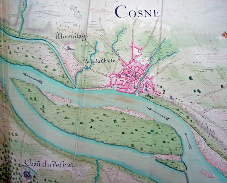 Les aménagements portuaires de la Loire : commune de Cosne-Cours-sur-Loire (Nièvre)
