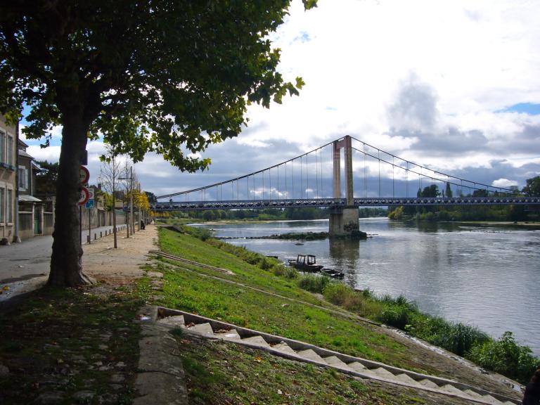 Vue d'ensemble vers l'amont (en aval du pont). ; Vue d'ensemble vers l'amont (en aval du pont).