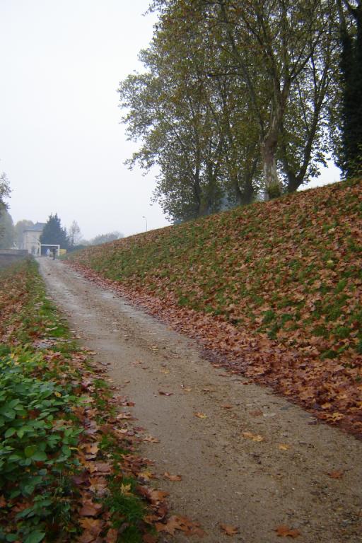 Vue d'ensemble vers l'amont.