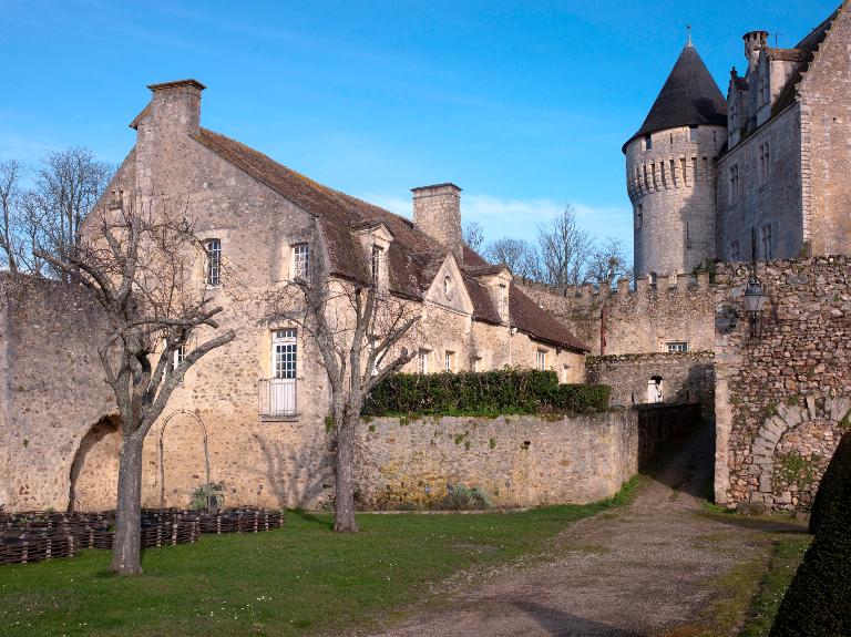 Pavillon Louis XIII, vue de l'ouest.