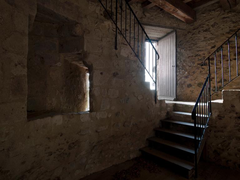 Tour de Montdoucet, intérieur, vue du sud.