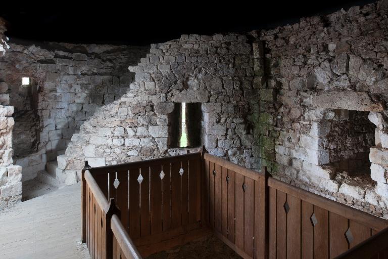 Tour de la Chaise, intérieur, vue du sud-est.