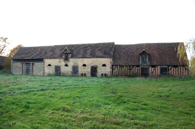 Bâtiment secondaire, élévation est.