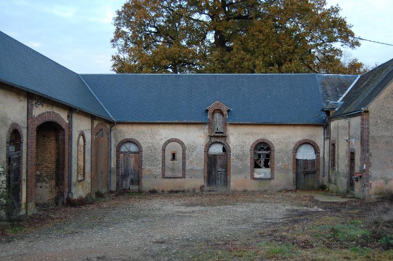 Aile nord-est, élévation sud-ouest.