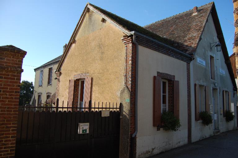 Mairie-école, aile est, élévation nord.