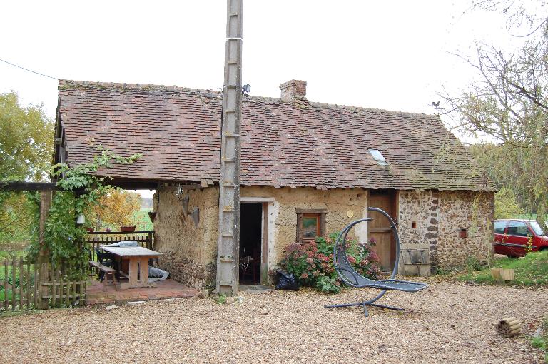 Fournil et toits à porcs, élévation nord.