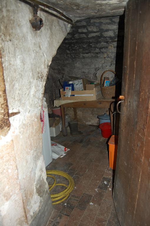 Bâtiment principal, intérieur, vue de la laiterie voûtée.