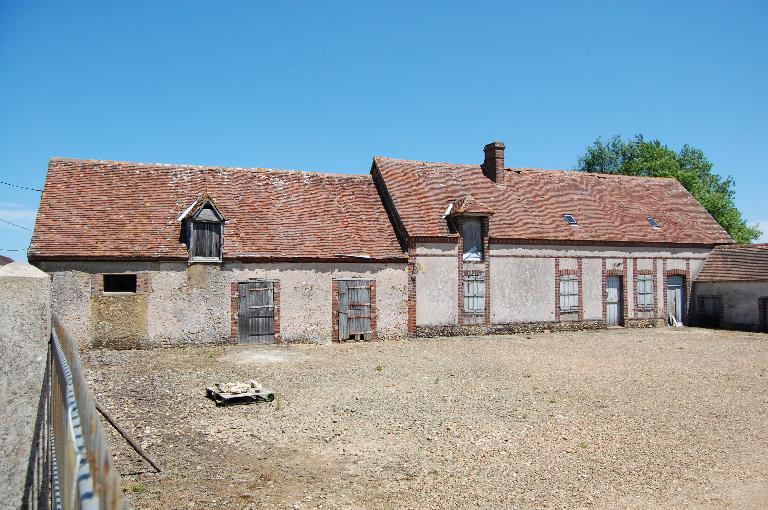 Bâtiment principal, aile nord vue depuis l'ouest.