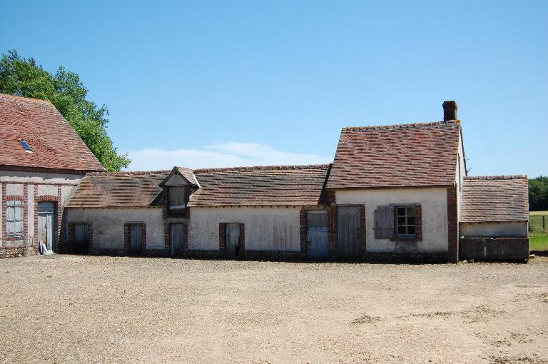 Bâtiment principal, aile sud vue depuis l'ouest.