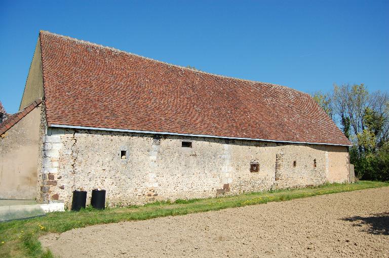 Bâtiment secondaire, élévation sud.