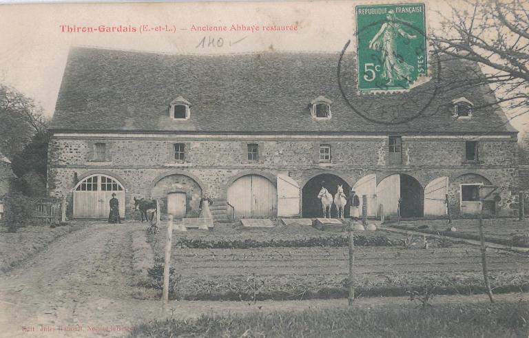 Élévation sud - carte postale, 1er quart 20e siècle (collection privée Victor Provôt).