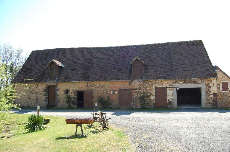 Bâtiment secondaire, élévation nord.