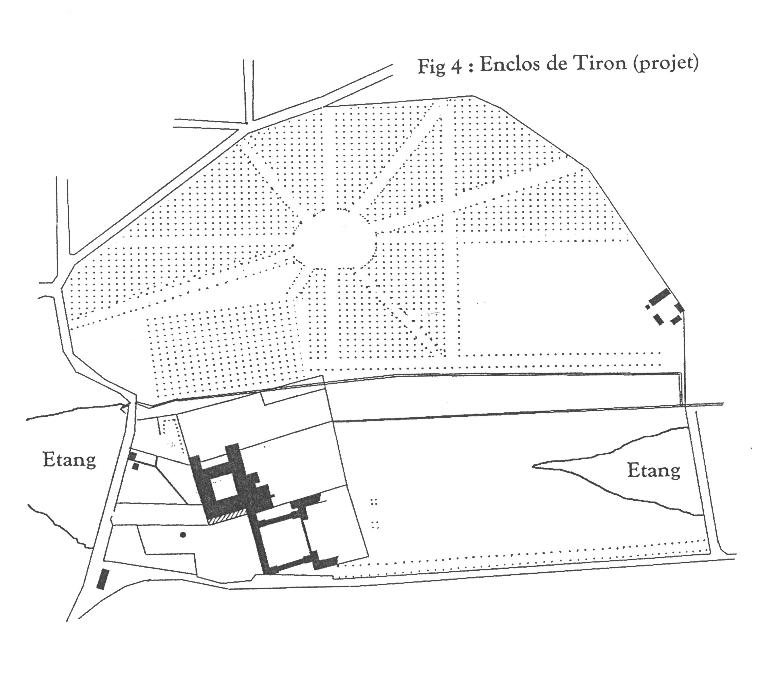 Projet de transformation de l'abbaye dressé par Dom Hilaire Pinet en 1651 et repris par Youri Carbonnier.