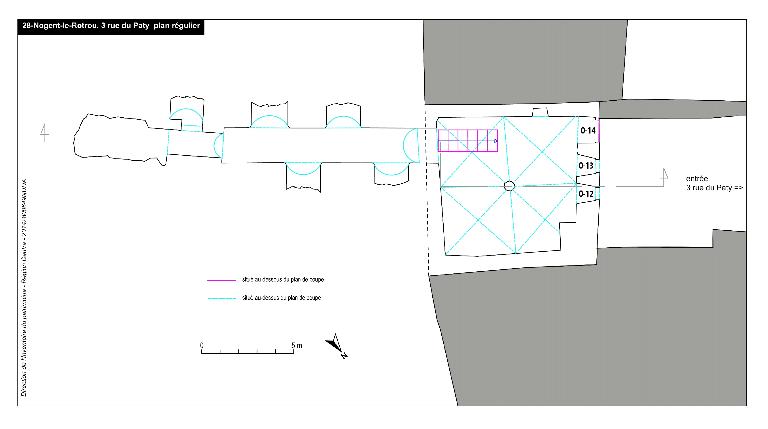Plan du rez-de-chaussée.
