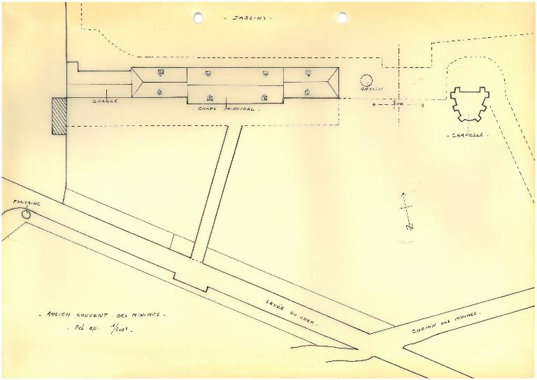 Plan masse en 1974 (?).