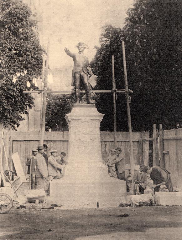 Photographie du chantier au printemps 1900 (Images et sons en Vendômois).