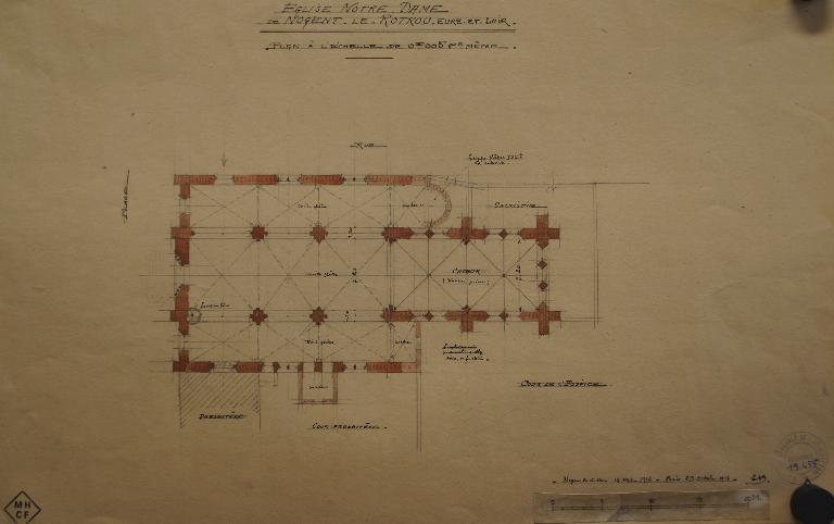 Plan de distribution (1916).