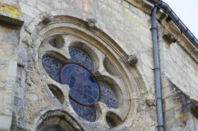 Choeur, détail d'une fenêtre, vue de l'est.