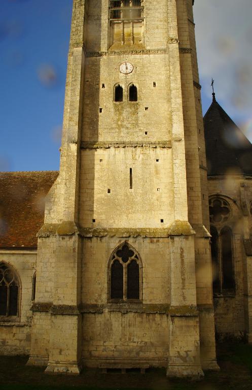 Clocher, élévation, vue du sud.