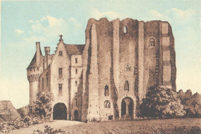 Château Saint-Jean, vue du nord-ouest (19e siècle).