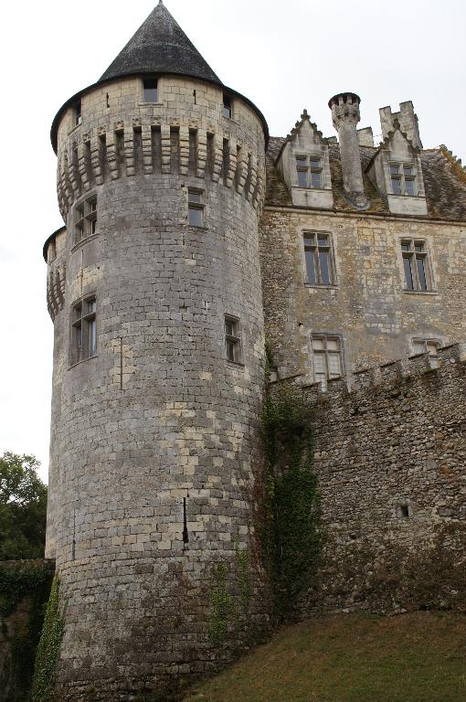Logis seigneurial, vue du nord.