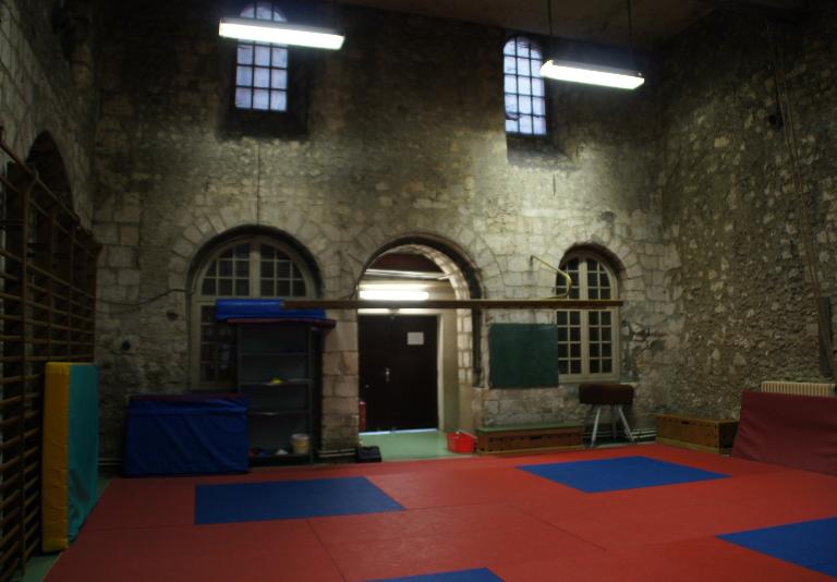 Transept, bras nord, élévation intérieure, mur nord.