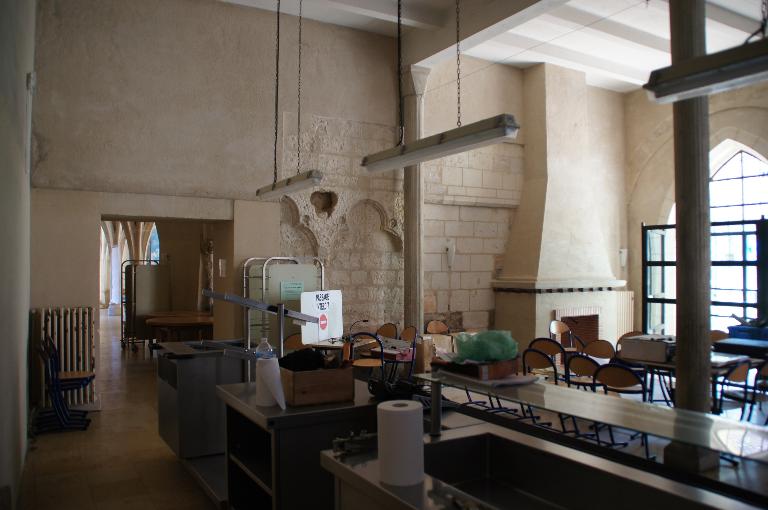 Transept, bras sud, élévation intérieure, mur sud.