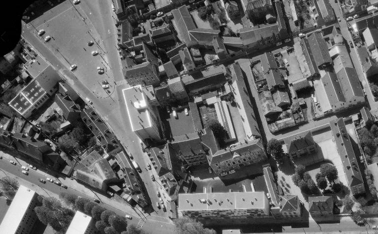 Vue aérienne prise en 1967 (IGN - Géoportail).