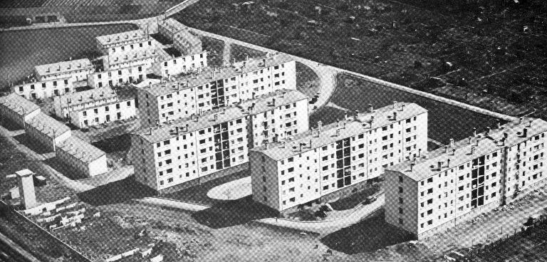 La cité des Sables avant 1960 (aujourd'hui détruite).