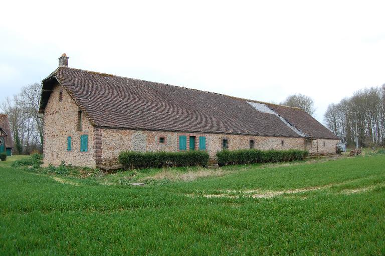 Bâtiment principal, vue de la façade postérieure.