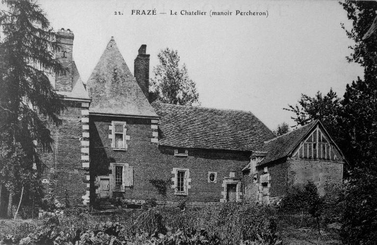 Vue générale depuis le sud (carte postale, premier quart du 20e siècle, collection particulière).