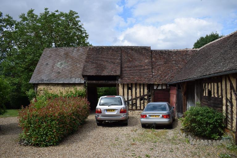 Dépendances (grange et remise), élévation sud-ouest.