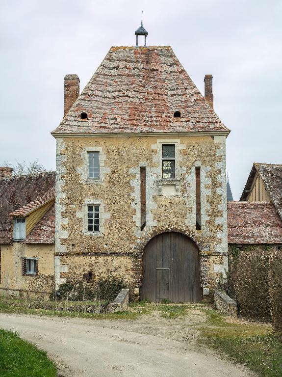 Élévation sud du logis-porte.