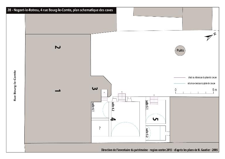 Plan de la cave.