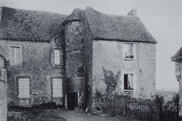 Face ouest, vue de l'ouest (début 20e siècle ; extrait de "Nogent-le-Rotrou" de Hector Guillier DE SOUANCE).