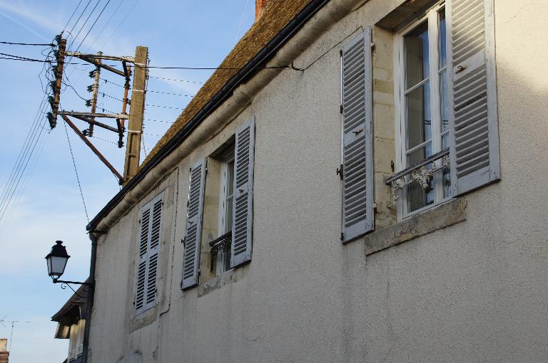 Face ouest (bâtiment 1), premier étage, vue du sud-ouest.