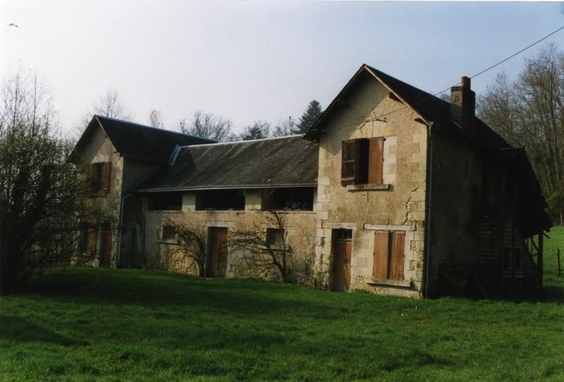 Bâtiment Ouest avec un escalier à chacune des extrémités (1886).