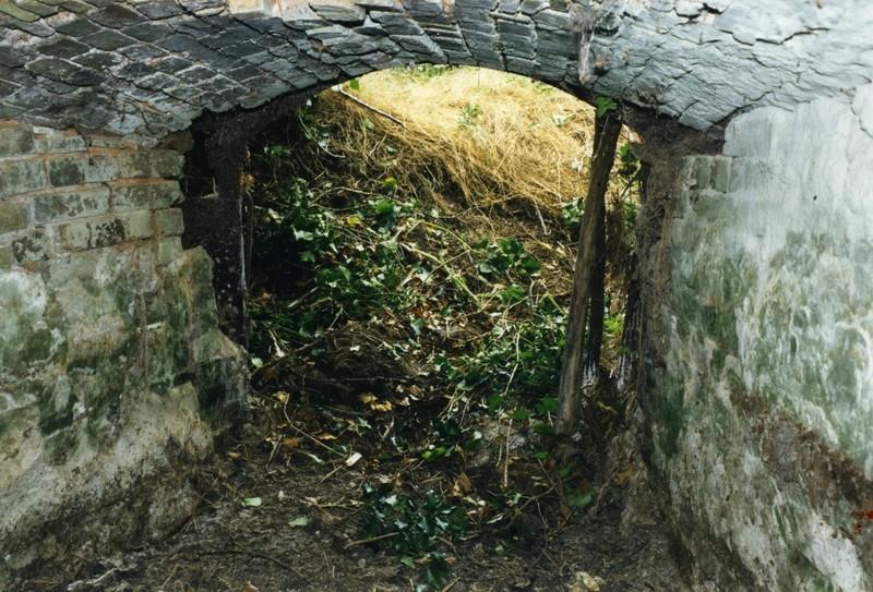 Intérieur de l'embrasure.