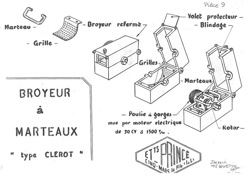 Broyeur à Marteaux type CLEROT.