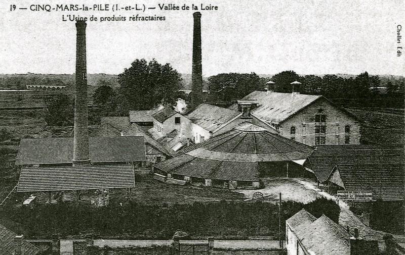Vue de l'usine après 1924.