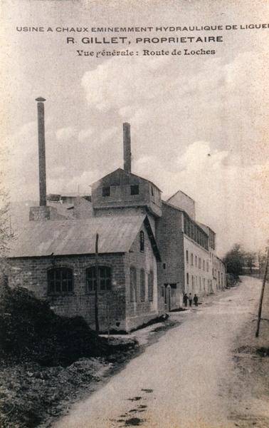 Carte postale des années 1923-30, collection GUY BRUNEAU à Ligueil.